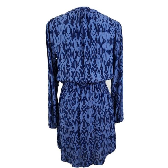 GAP ~Woman Size XS~ Purple/Blue Long Sleeve Fit & Flare Mini Dress NWT $69.95 - Picture 5 of 12